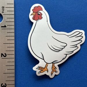 10/$10 Rooster Aesthetic Vinyl Sticker Waterproof Water Bottle Laptop Crafts